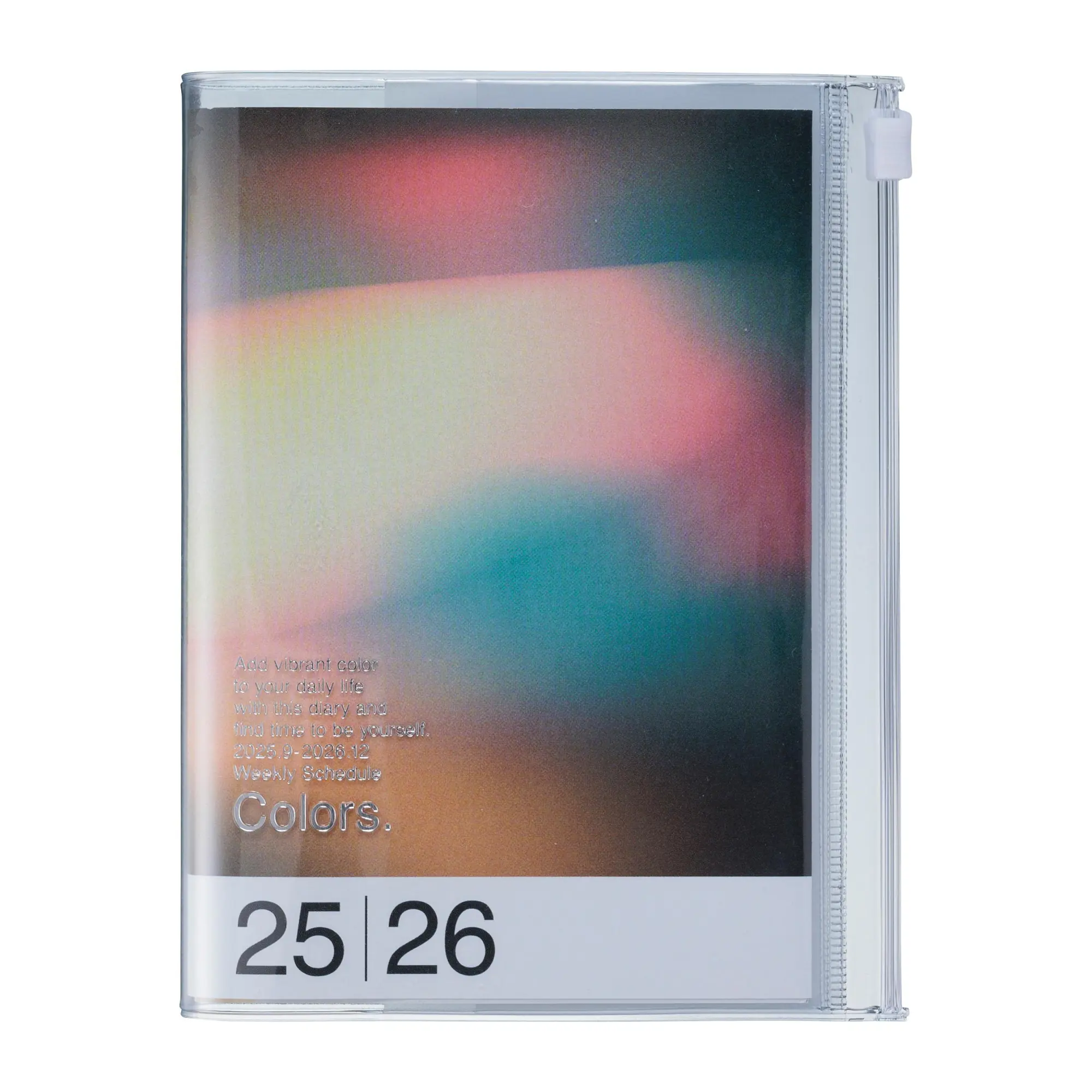 Cover: 4550045143911 | MARK'S 2025/26 Taschenkalender, A6 Gradient // Black | MARK'S Inc.