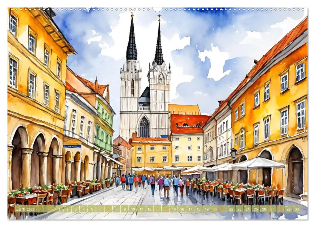 Bild: 9783457363911 | Urlaubsparadies Kroatien (Wandkalender 2026 DIN A2 quer), CALVENDO...
