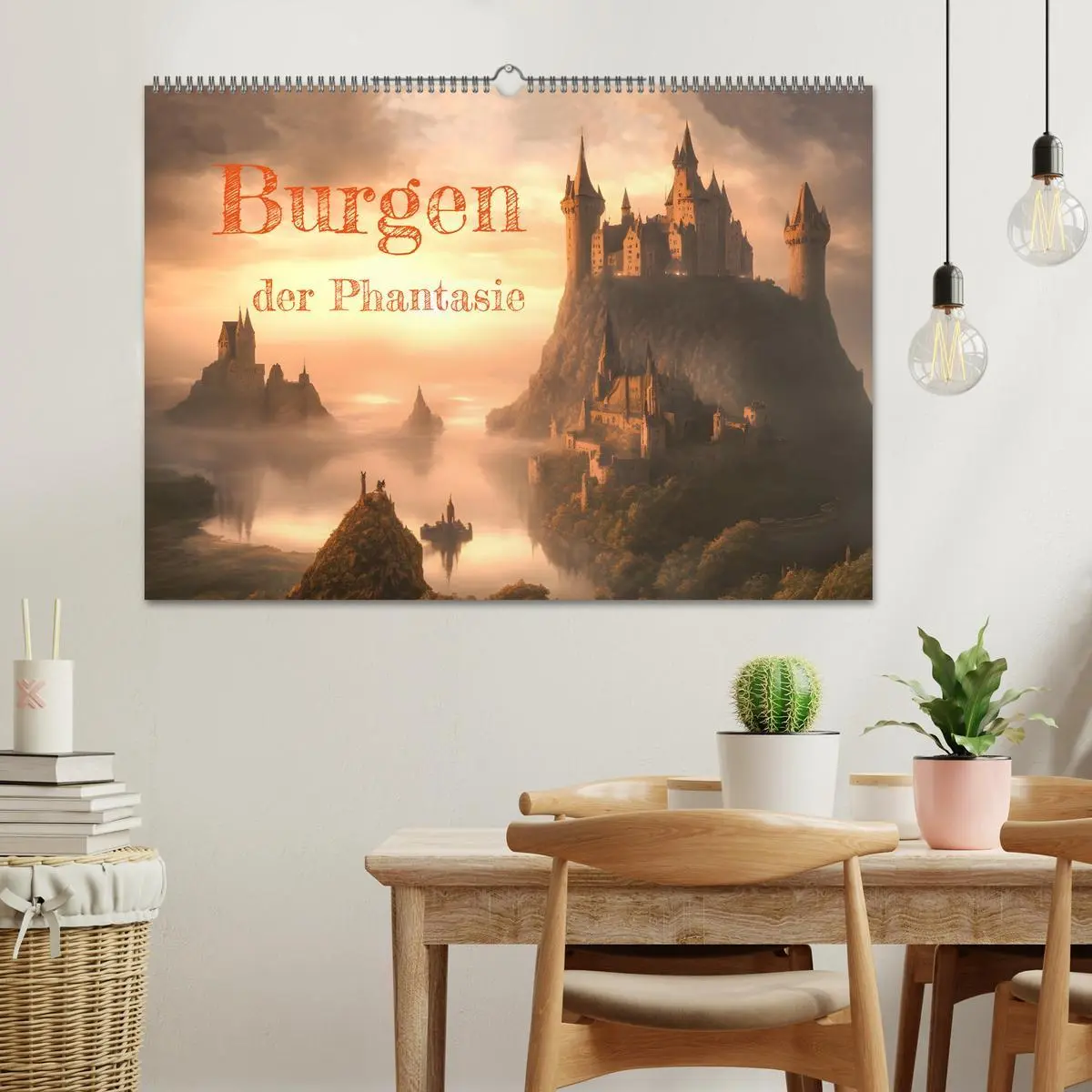 Bild: 9783457503911 | Burgen der Phantasie (Wandkalender 2026 DIN A2 quer), CALVENDO...