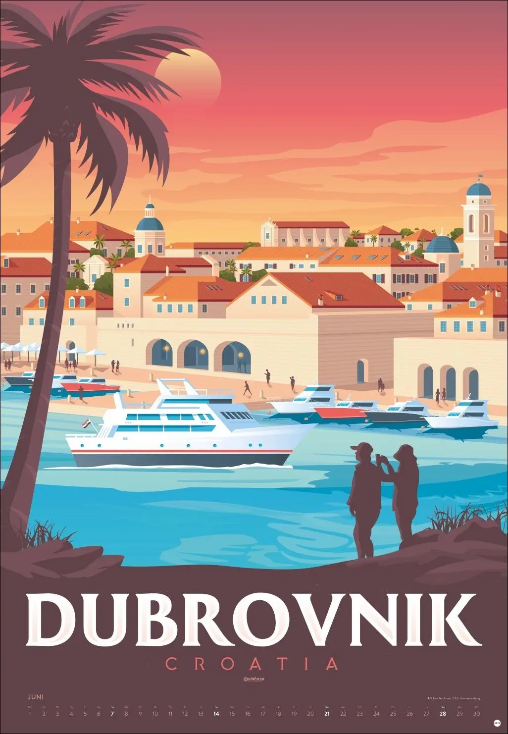 Bild: 9783756413911 | Travel the World Posterkalender 2026 | Olahoop Travel Posters | 14 S.