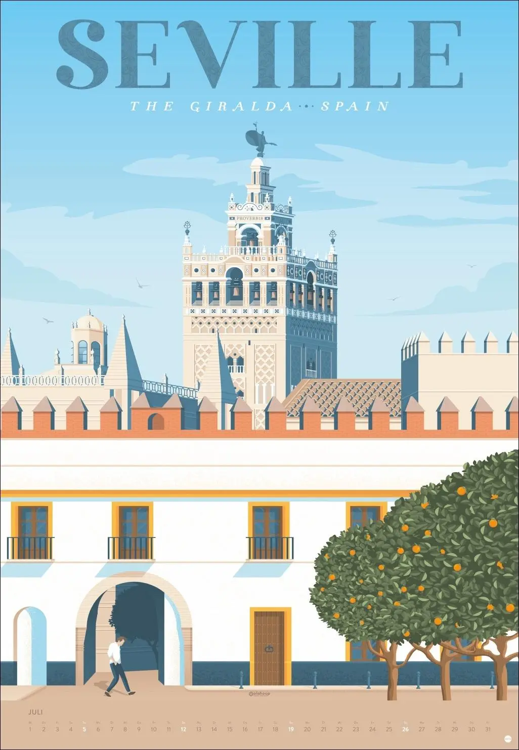 Bild: 9783756413911 | Travel the World Posterkalender 2026 | Olahoop Travel Posters | 14 S.