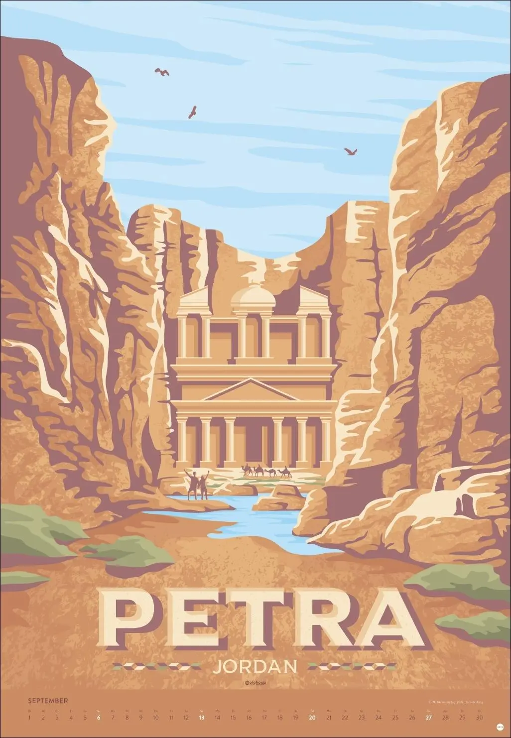 Bild: 9783756413911 | Travel the World Posterkalender 2026 | Olahoop Travel Posters | 14 S.