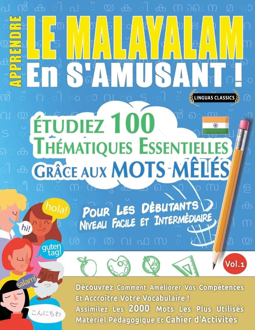 Cover: 9798349013911 | APPRENDRE LE MALAYALAM EN S'AMUSANT - POUR LES DÉBUTANTS | Classics
