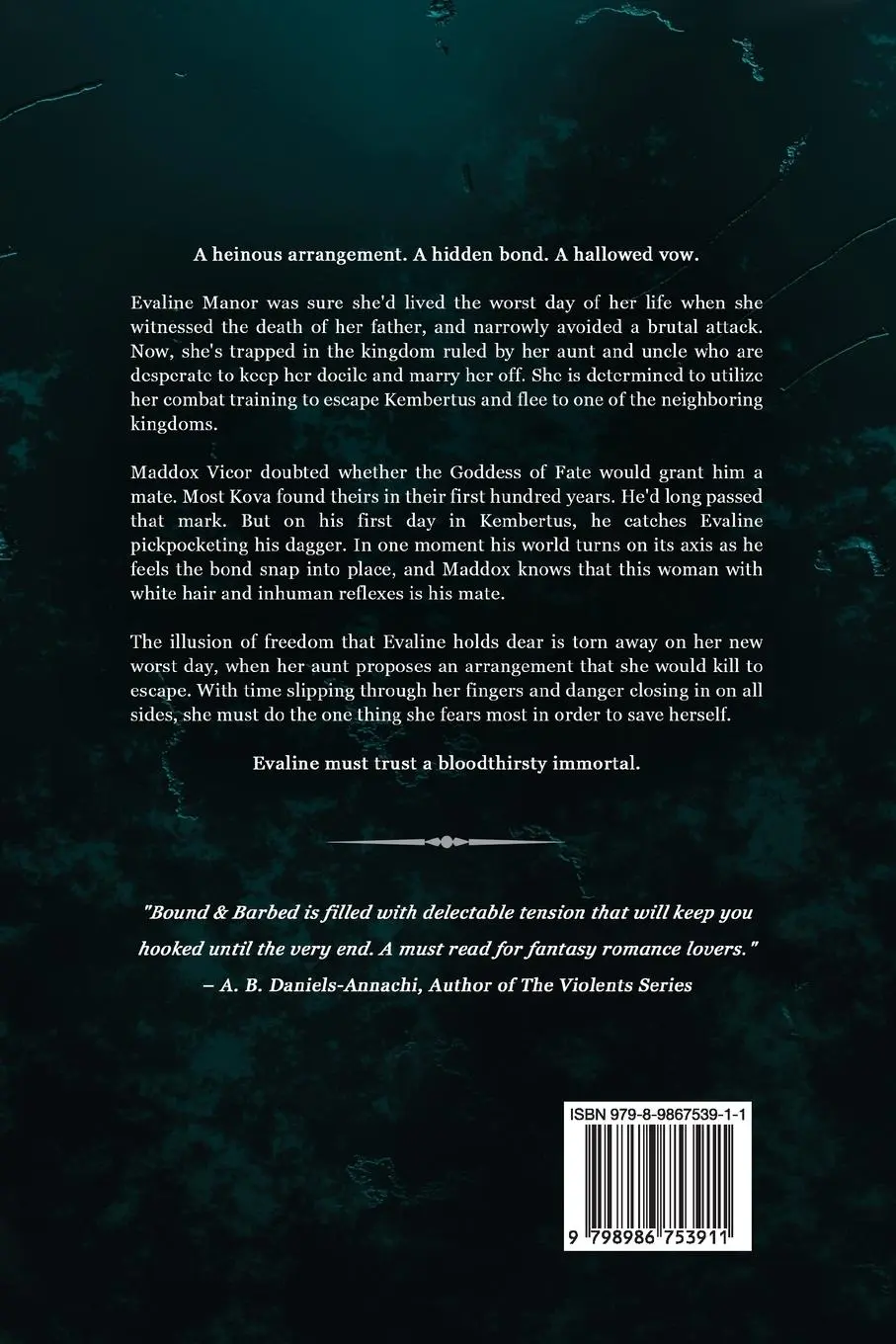 Rückseite: 9798986753911 | Bound &amp; Barbed | Samantha R. Goode | Taschenbuch | Englisch | 2022