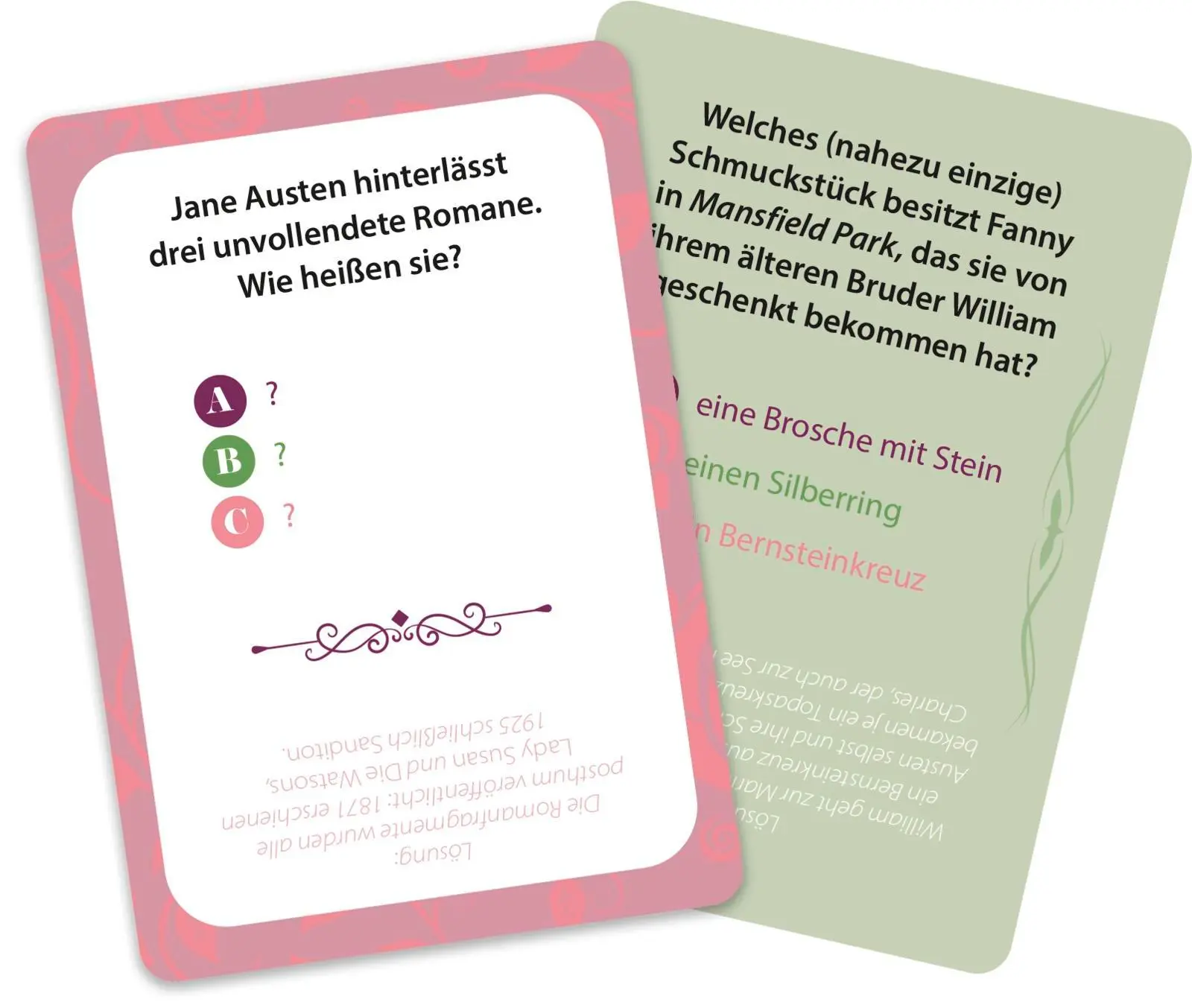 Bild: 4036442014011 | Kennst du Jane Austen? | Tina Herold | Spiel | Schachtel | 51 S.