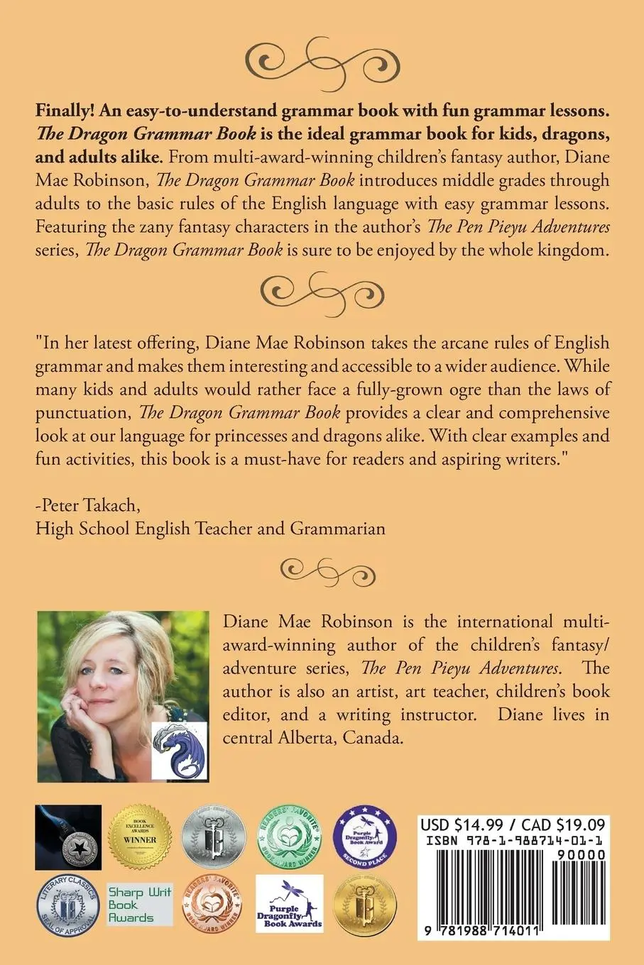 Rückseite: 9781988714011 | The Dragon Grammar Book | Diane Mae Robinson | Taschenbuch | Englisch