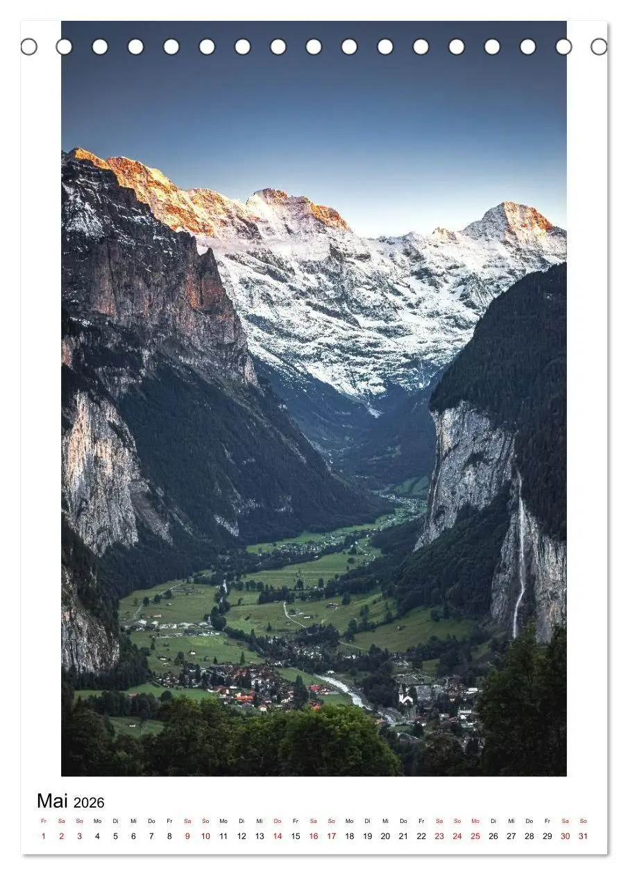 Bild: 9783516654011 | Alpenblicke - Ein Jahr in den Alpen (Tischkalender 2026 DIN A5...