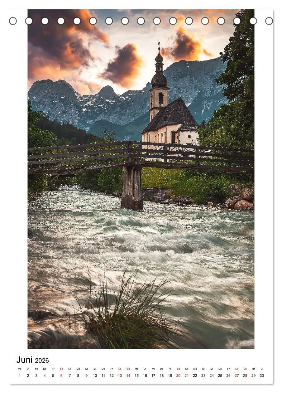 Bild: 9783516654011 | Alpenblicke - Ein Jahr in den Alpen (Tischkalender 2026 DIN A5...