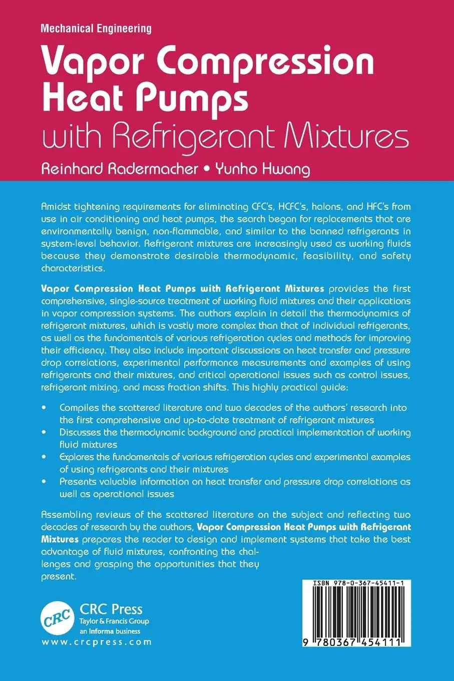Rückseite: 9780367454111 | Vapor Compression Heat Pumps with Refrigerant Mixtures | Taschenbuch