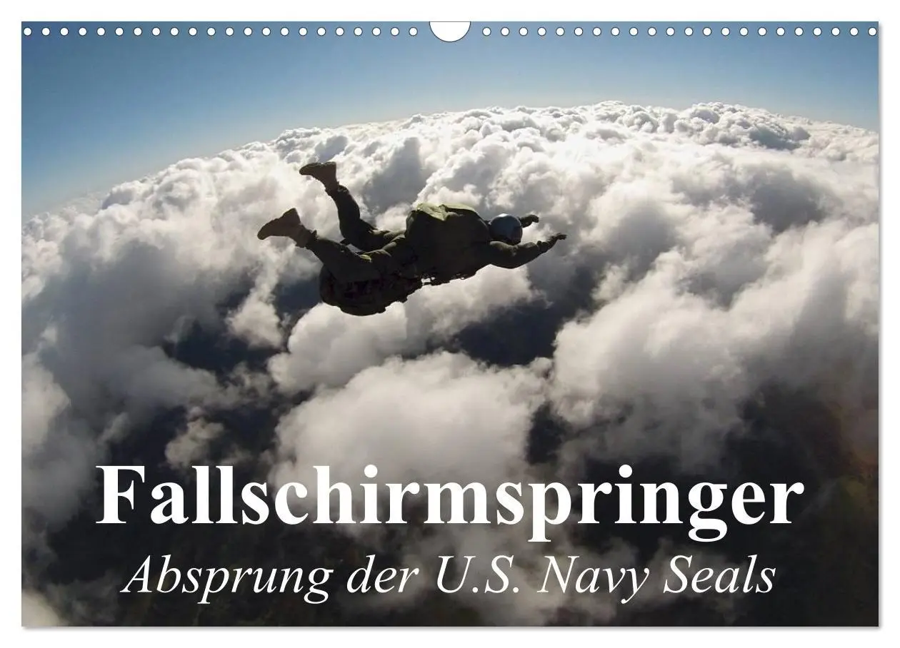 Cover: 9783435604111 | Fallschirmspringer. Absprung der U.S. Navy Seals (Wandkalender 2025...