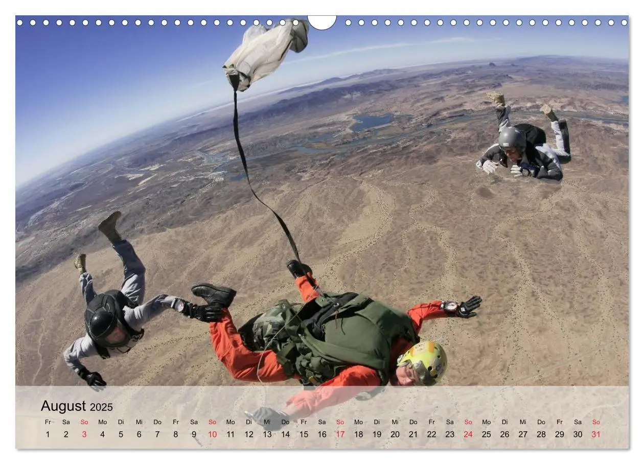 Bild: 9783435604111 | Fallschirmspringer. Absprung der U.S. Navy Seals (Wandkalender 2025...
