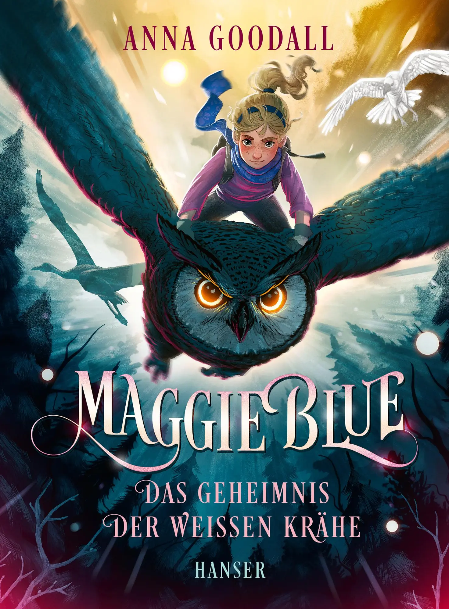 Cover: 9783446284111 | Maggie Blue - Das Geheimnis der weißen Krähe | Anna Goodall | Buch