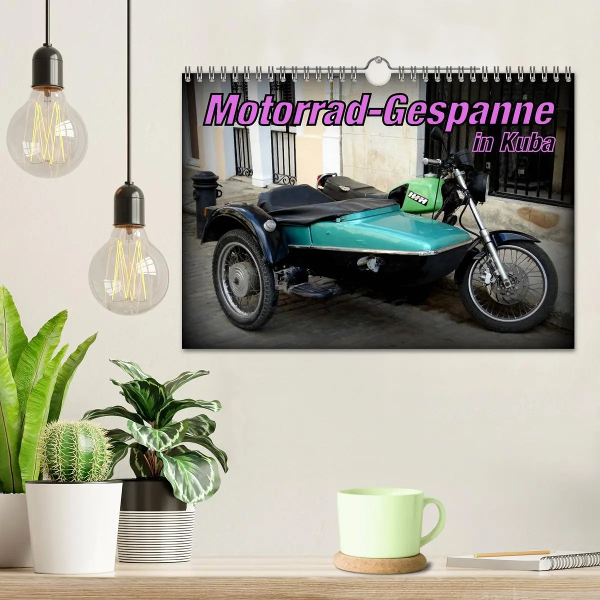 Bild: 9783516024111 | Motorrad-Gespanne in Kuba (Wandkalender 2026 DIN A4 quer), CALVENDO...