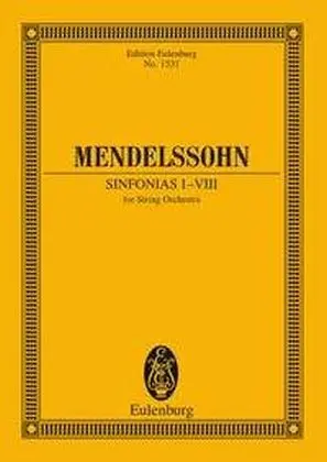 Cover: 9783795764111 | Streichersinfonien I-VIII | Felix Mendelssohn Bartholdy | Taschenbuch