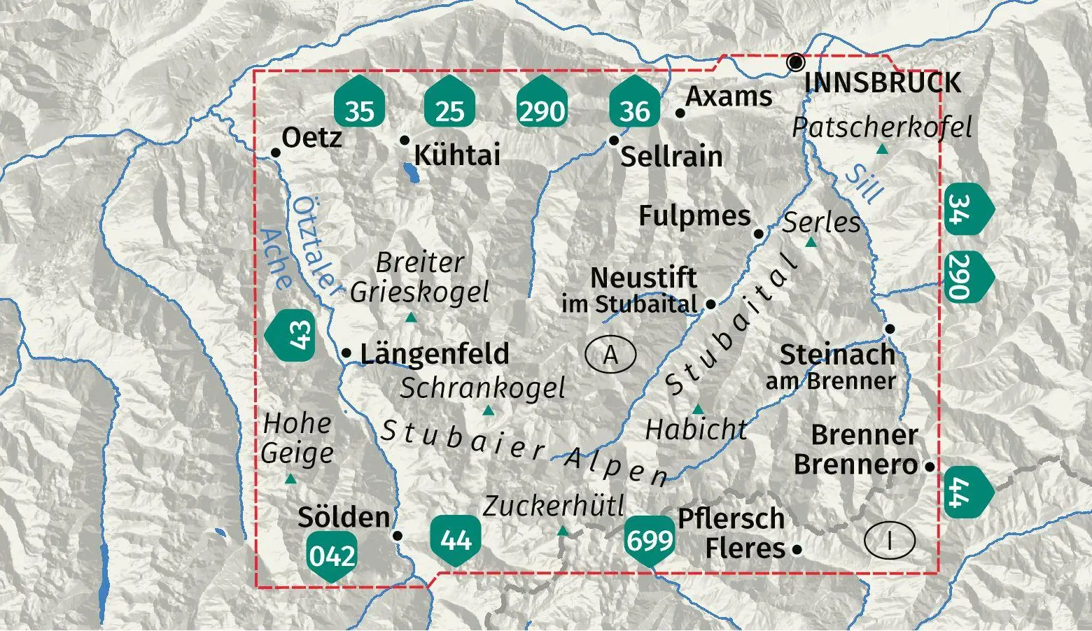 Bild: 9783991544111 | KOMPASS Wanderkarte 83 Stubaier Alpen 1:50.000 | (Land-)Karte | 2025