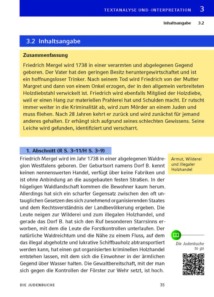 Bild: 9783129304211 | Die Judenbuche von Annette von Droste-Hülshoff | Droste-Hülshoff