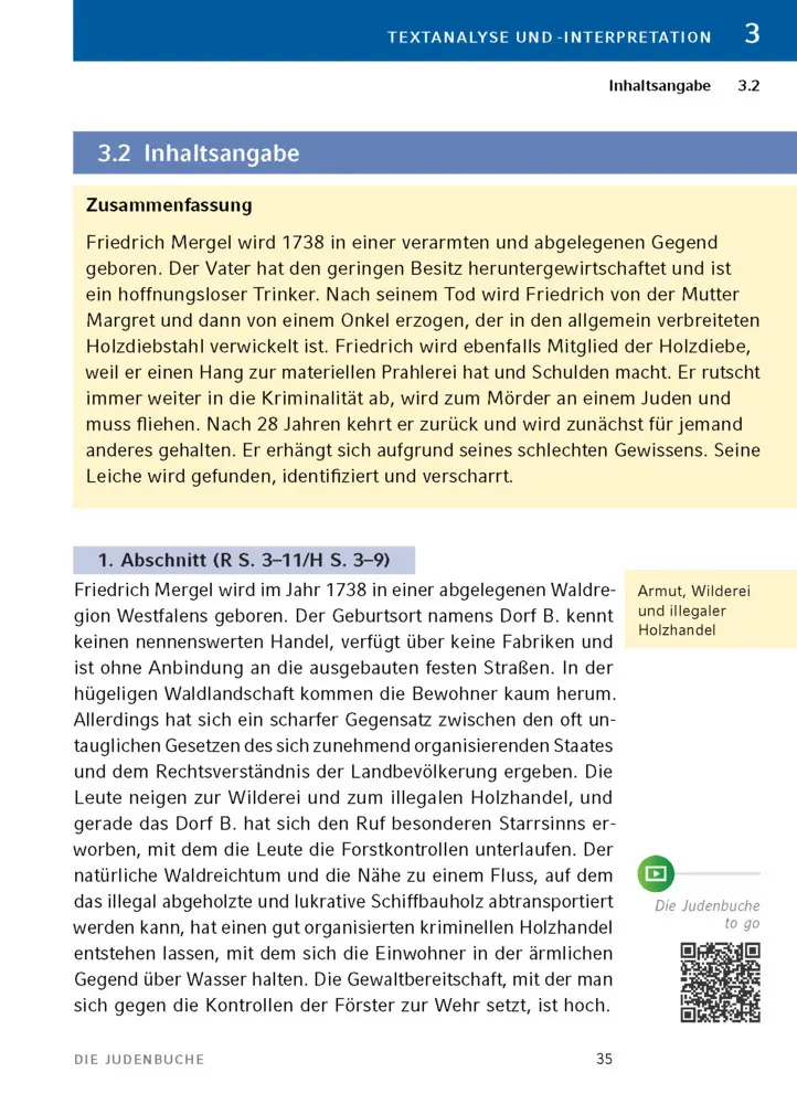 Bild: 9783129304211 | Die Judenbuche von Annette von Droste-Hülshoff | Droste-Hülshoff