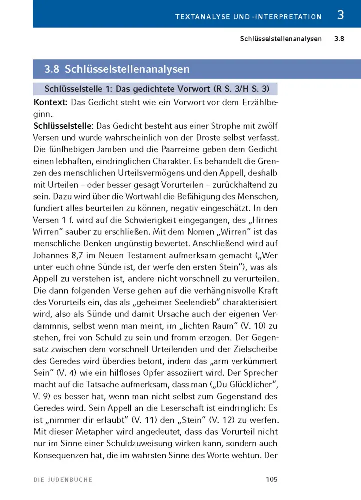 Bild: 9783129304211 | Die Judenbuche von Annette von Droste-Hülshoff | Droste-Hülshoff