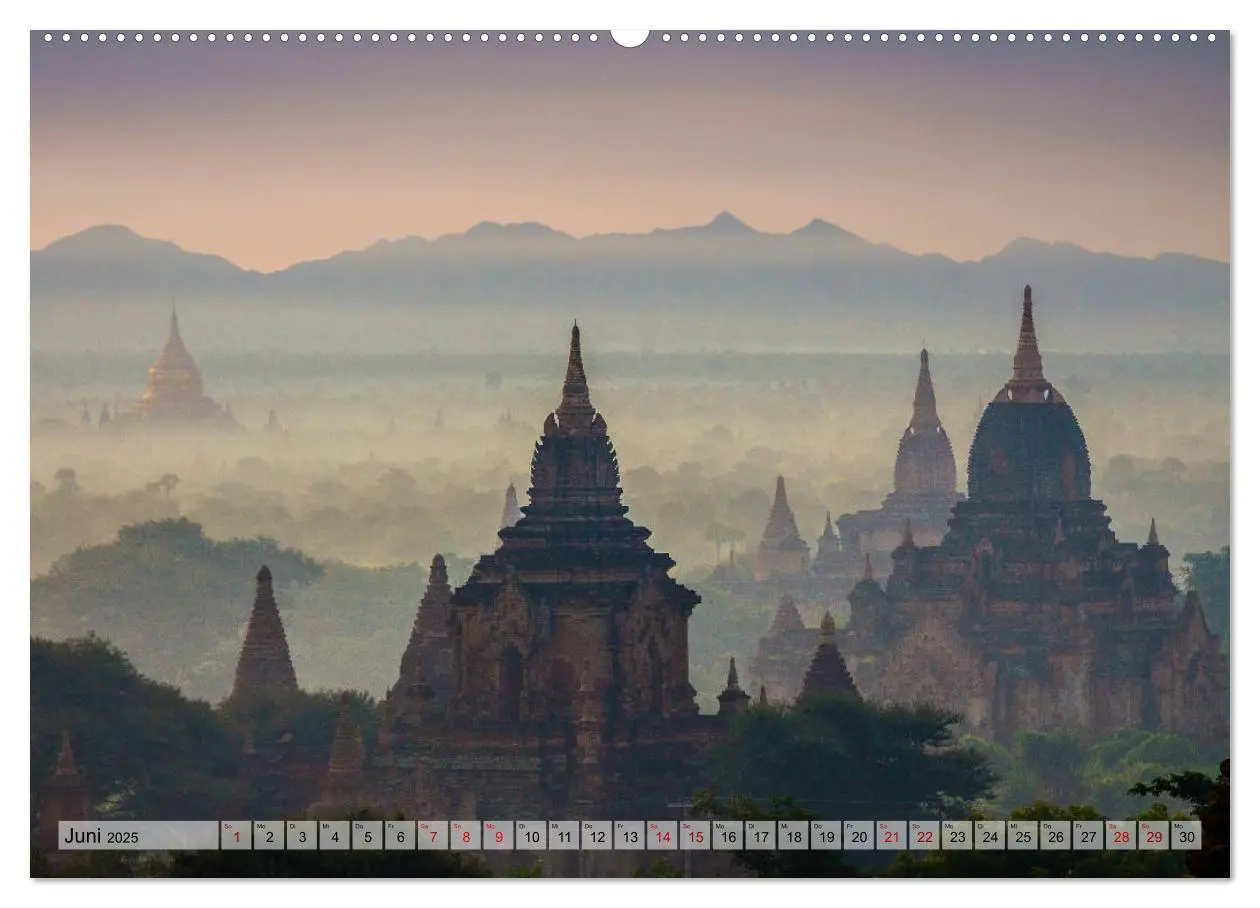 Bild: 9783435144211 | Die Magie Asiens (Wandkalender 2025 DIN A2 quer), CALVENDO...