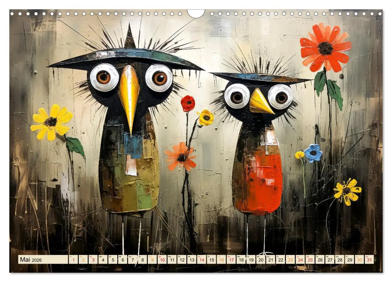 Bild: 9783457474211 | Vögel - ein schöner Tag (Wandkalender 2026 DIN A3 quer), CALVENDO...