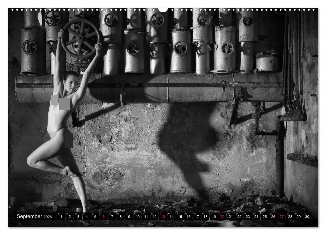 Bild: 9783516184211 | Aktfotografie in alten Mauern (Wandkalender 2026 DIN A2 quer),...