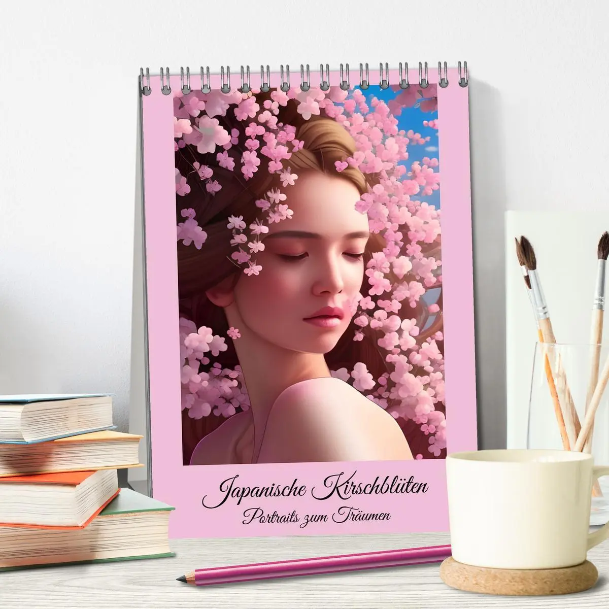 Bild: 9783516324211 | Japanische Kirschblüten - Portraits zum Träumen (Tischkalender 2026...