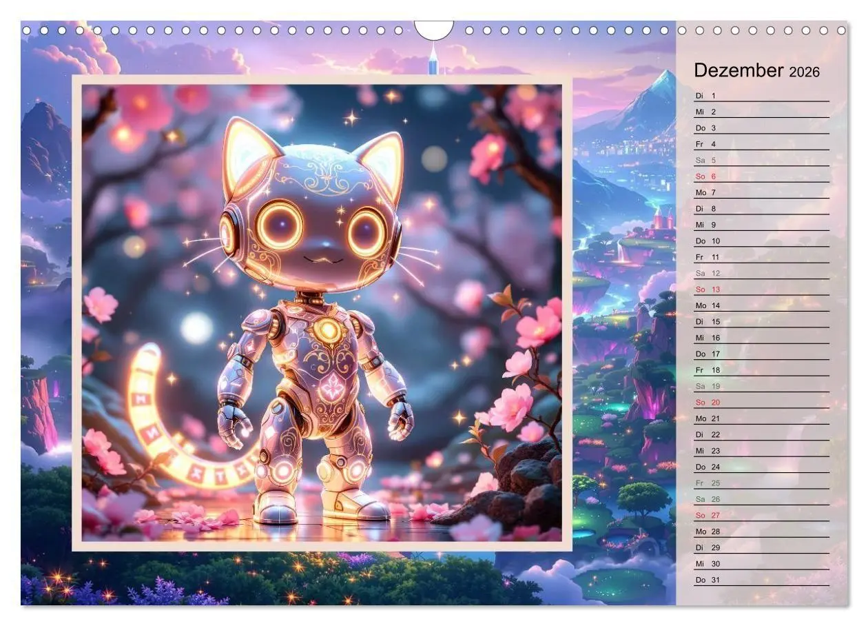 Bild: 9783516704211 | Zauberreich der Roboterwesen (Wandkalender 2026 DIN A3 quer),...