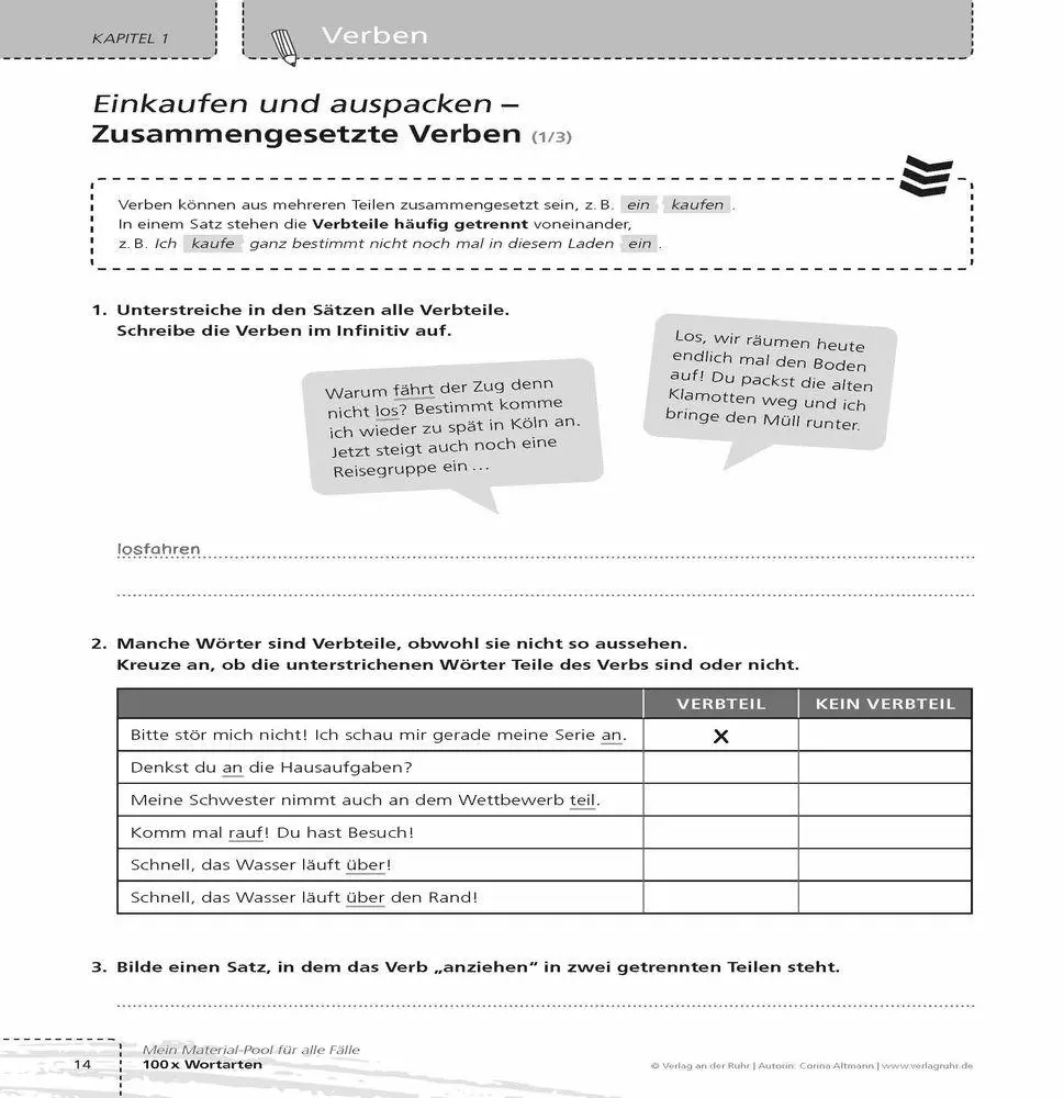 Bild: 9783834664211 | 100 x Wortarten | Corina Altmann | Taschenbuch | Taschenbuch | 160 S.