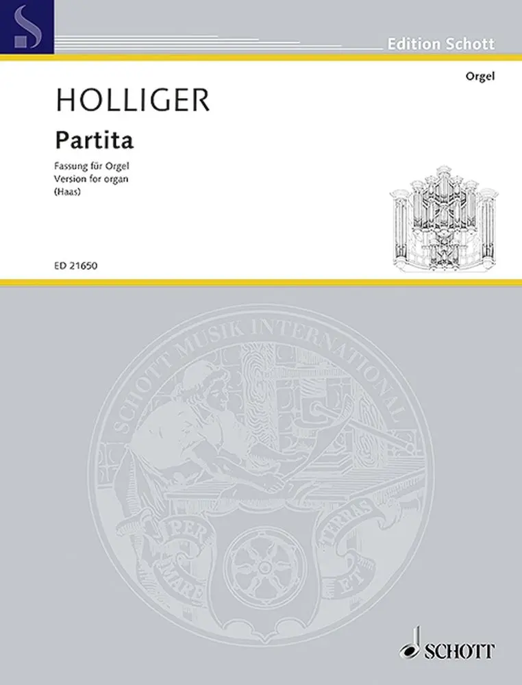 Cover: 9790001194211 | Partita | Heinz Holliger | Buch | Schott Music | EAN 9790001194211