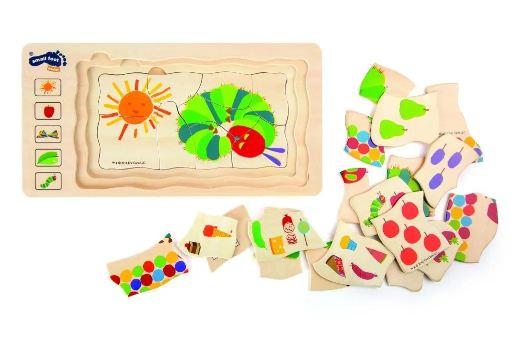 Bild: 4020972104311 | Raupe Nimmersatt Schichtenpuzzle | small foot | Spiel | 10431 | 2016