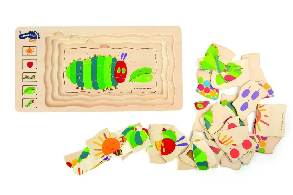 Bild: 4020972104311 | Raupe Nimmersatt Schichtenpuzzle | small foot | Spiel | 10431 | 2016