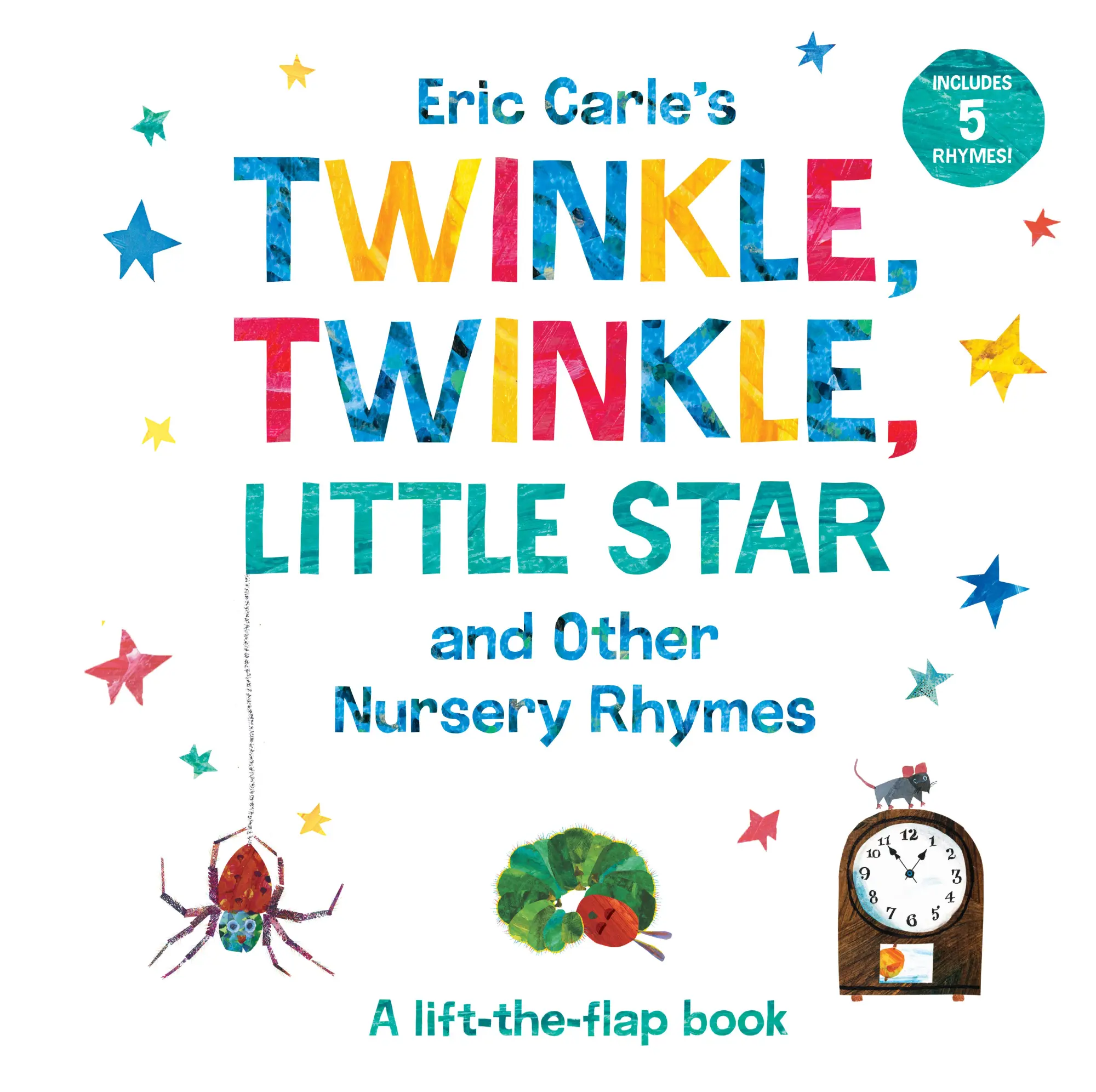 Cover: 9780593224311 | Eric Carle's Twinkle, Twinkle, Little Star and Other Nursery Rhymes