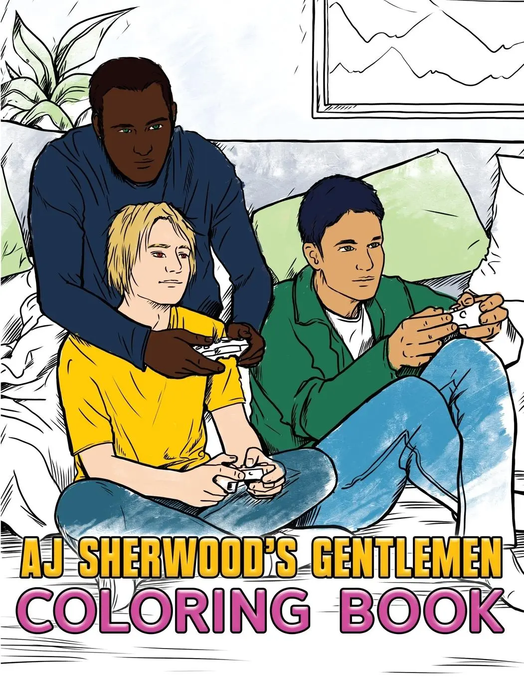 Cover: 9781088154311 | AJ Sherwood's Gentlemen Coloring Book | Aj Sherwood | Taschenbuch