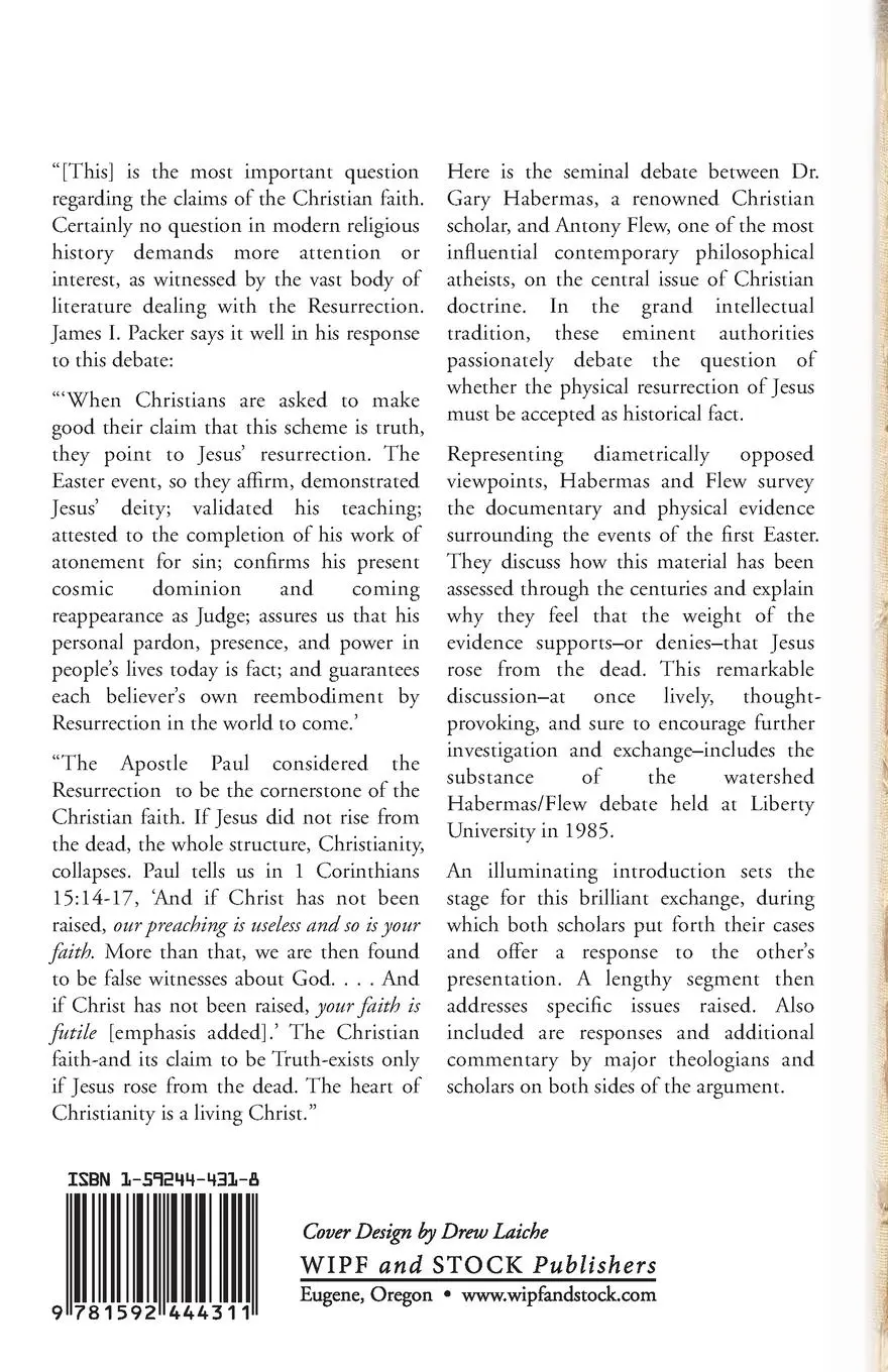 Rückseite: 9781592444311 | Did Jesus Rise From the Dead? | Gary R. Habermas (u. a.) | Taschenbuch