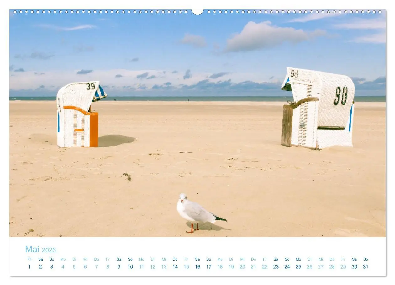 Bild: 9783457914311 | Mehr Nordsee (Wandkalender 2026 DIN A2 quer), CALVENDO Monatskalender