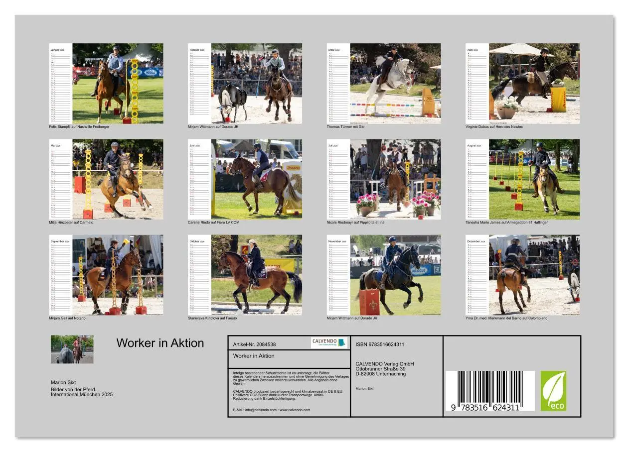 Bild: 9783516624311 | Worker in Aktion (Wandkalender 2026 DIN A4 quer), CALVENDO...