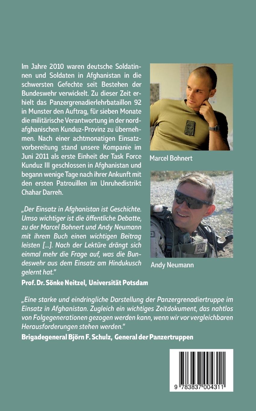 Rückseite: 9783837004311 | Deutsche Panzergrenadiere im Kampfeinsatz in Afghanistan | Taschenbuch