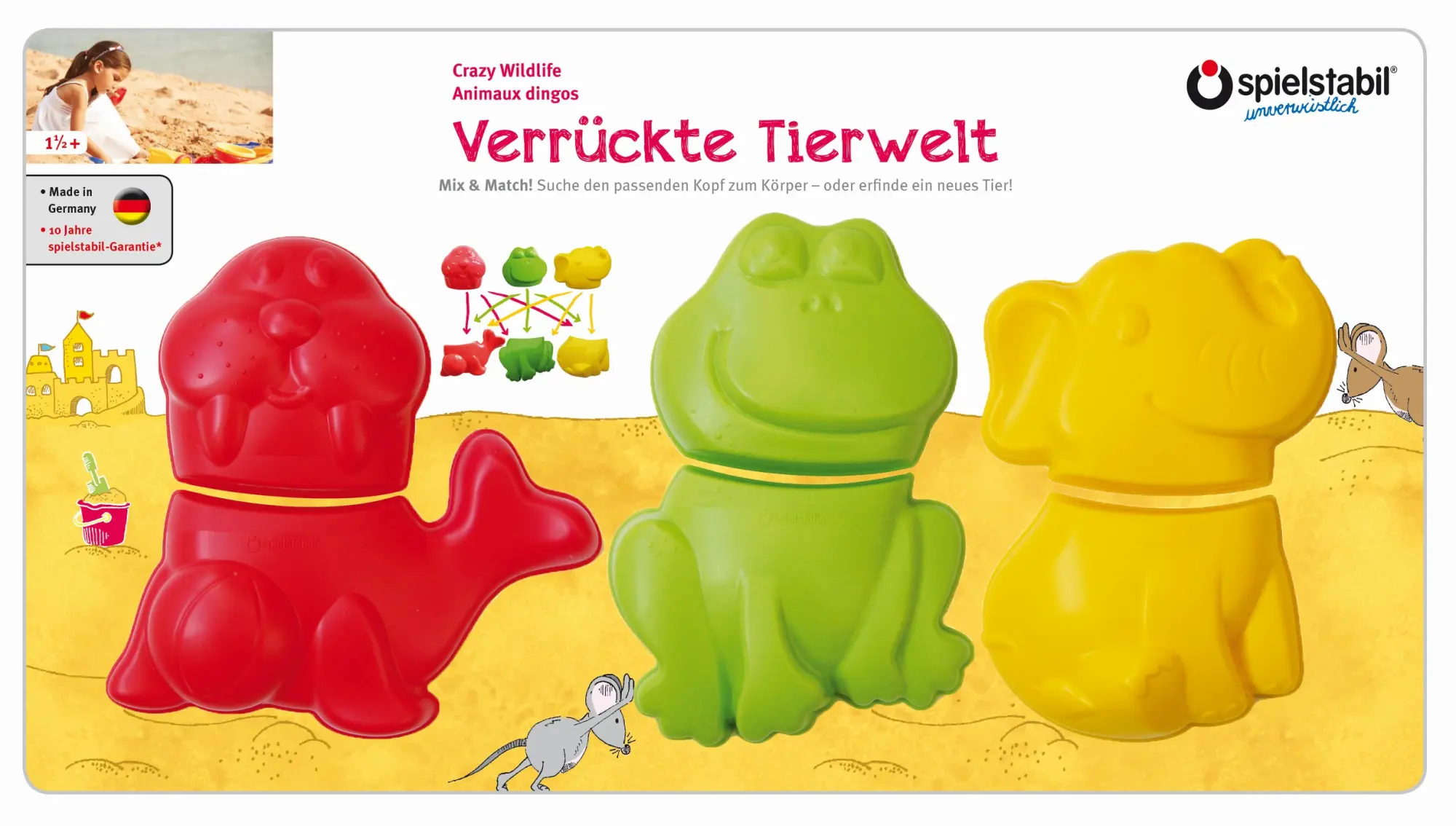 Cover: 4007275074411 | Spielstabil 7441 - Frosch, Seelöwe und Elefant im Set | Deutsch | 2016