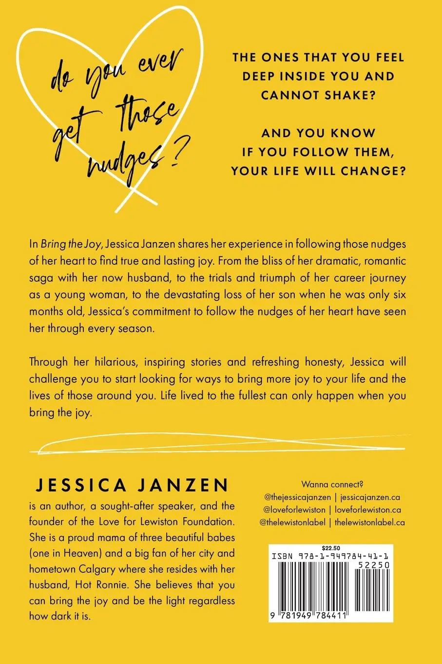 Rückseite: 9781949784411 | Bring The Joy | Jessica Janzen | Taschenbuch | Kartoniert / Broschiert