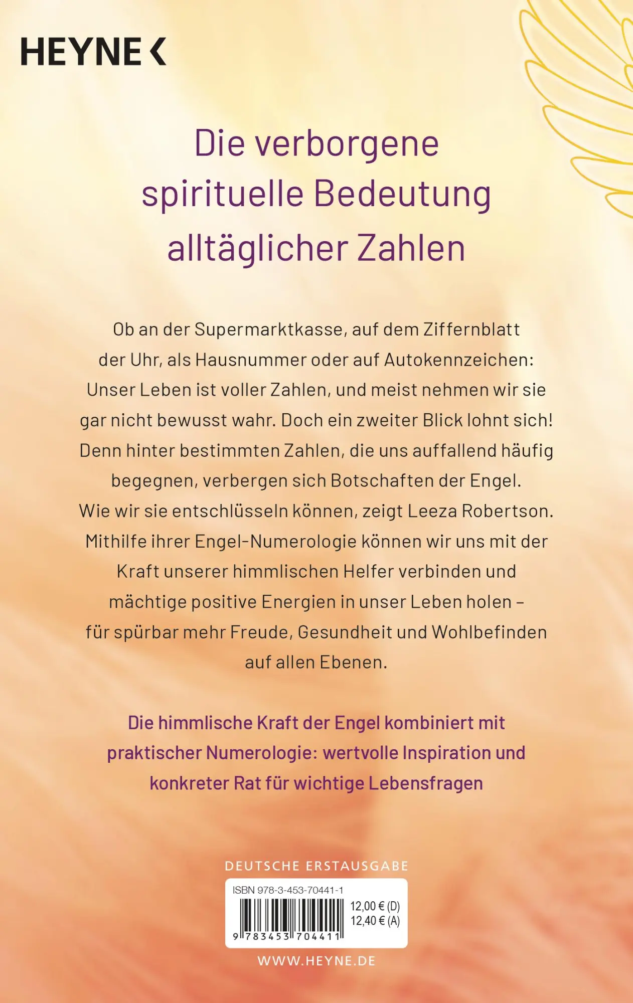 Bild: 9783453704411 | Die verborgene Botschaft der Engelzahlen | Leeza Robertson | Buch