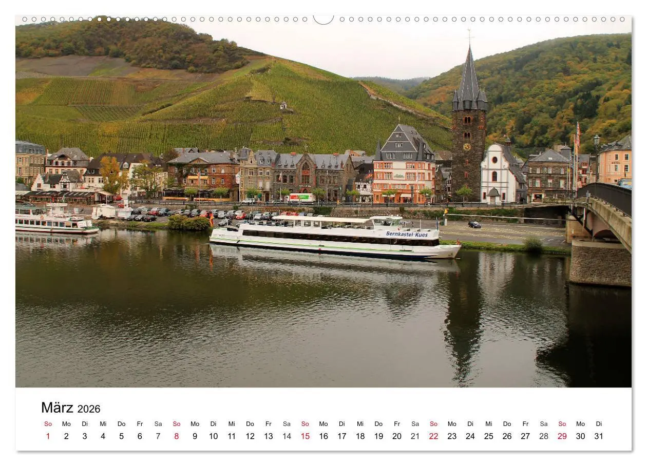 Bild: 9783457764411 | Bernkastel-Kues an der Mosel (hochwertiger Premium Wandkalender...