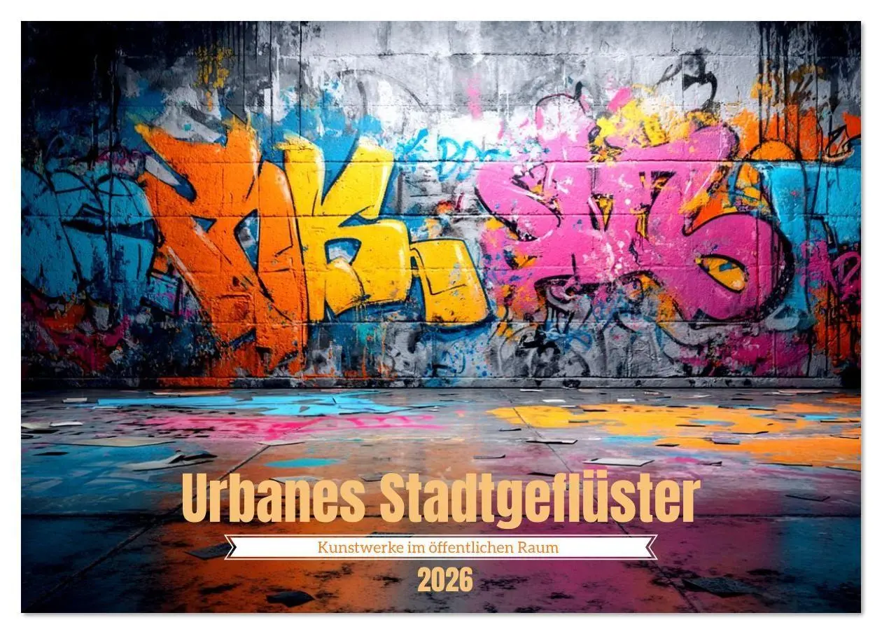 Cover: 9783516614411 | Urbanes Stadtgeflüster (Tischkalender 2026 DIN A5 quer), CALVENDO...