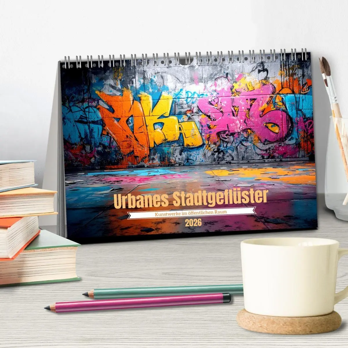 Bild: 9783516614411 | Urbanes Stadtgeflüster (Tischkalender 2026 DIN A5 quer), CALVENDO...