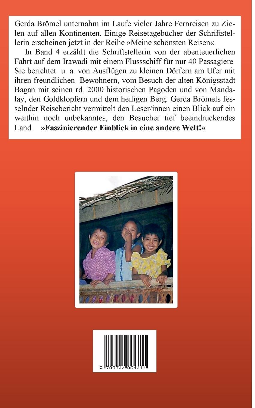 Rückseite: 9783744864411 | Meine schönsten Reisen (4) Auf dem Irawadi durch Myanmar [Birma]