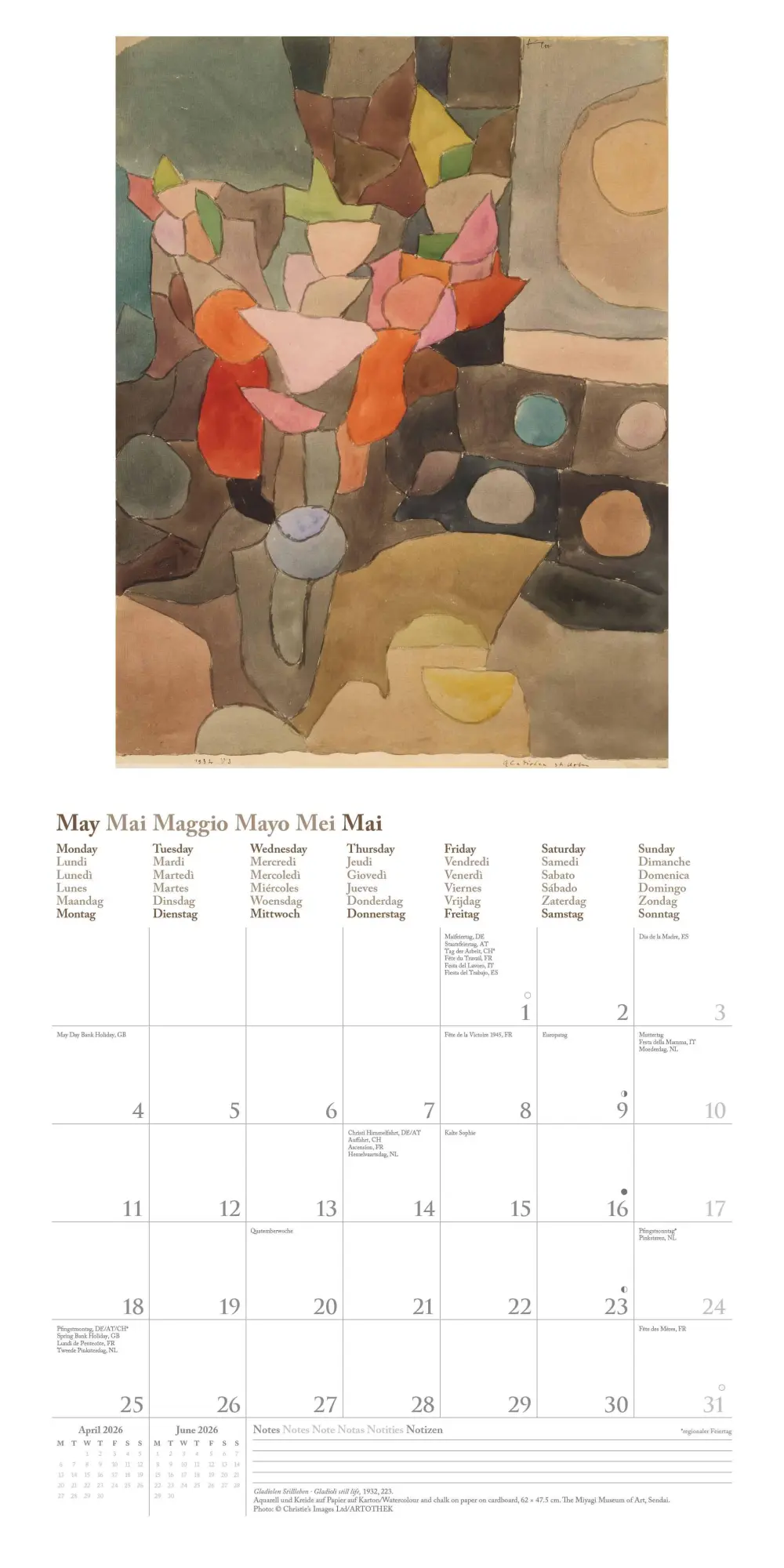 Bild: 4069095004511 | Paul Klee 2026 - Wand-Kalender - Broschüren-Kalender - 30x30 -...