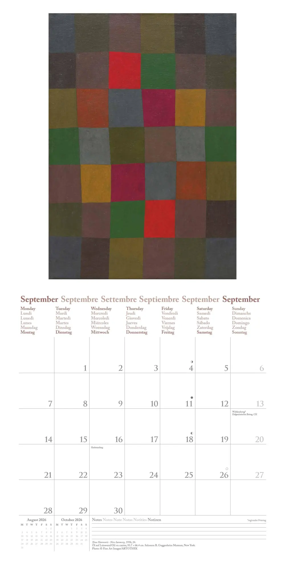 Bild: 4069095004511 | Paul Klee 2026 - Wand-Kalender - Broschüren-Kalender - 30x30 -...