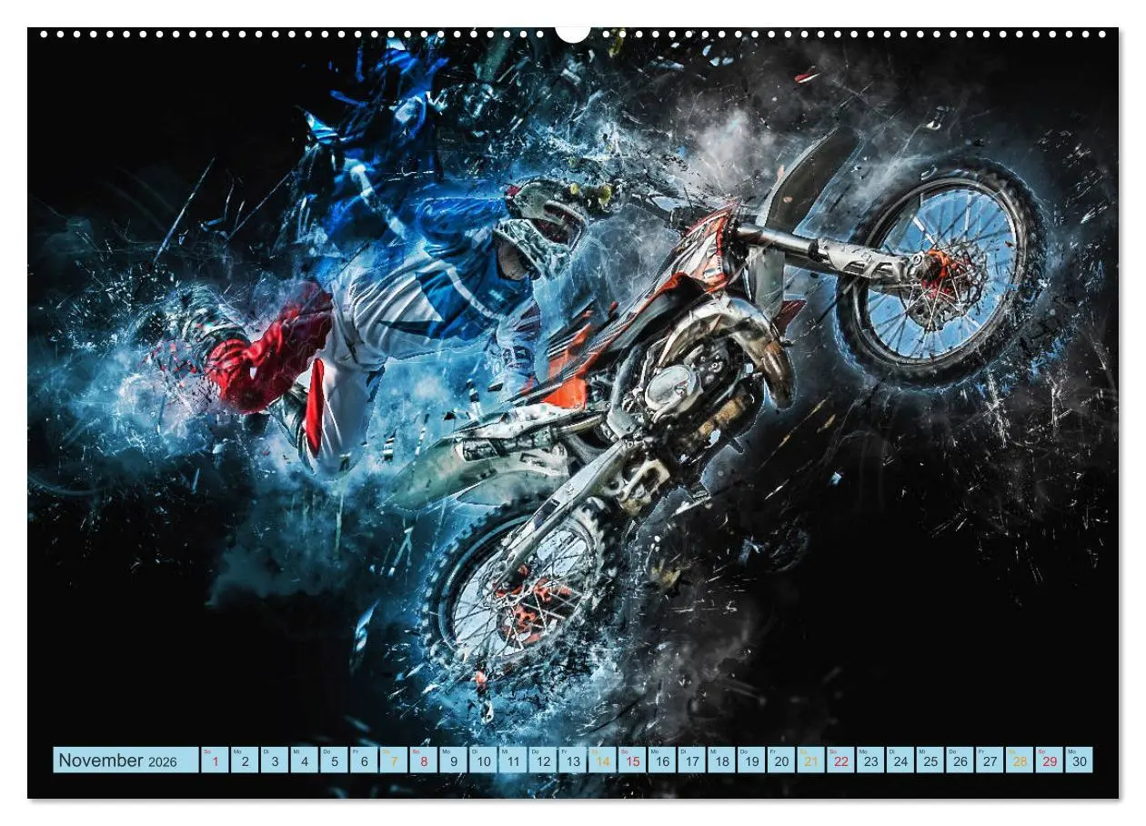 Bild: 9783457754511 | Motocross - extrem cool (hochwertiger Premium Wandkalender 2026 DIN...