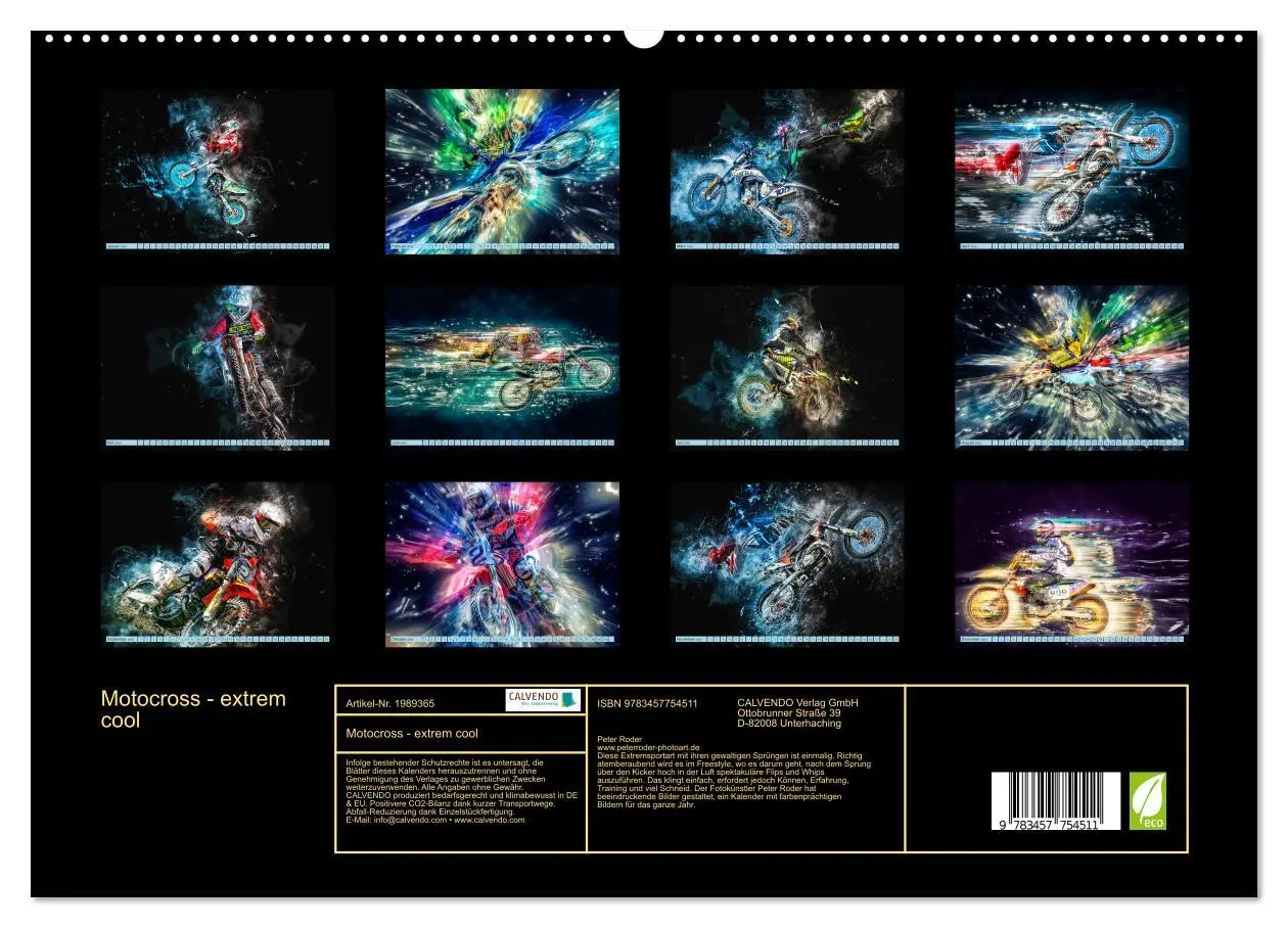 Bild: 9783457754511 | Motocross - extrem cool (hochwertiger Premium Wandkalender 2026 DIN...