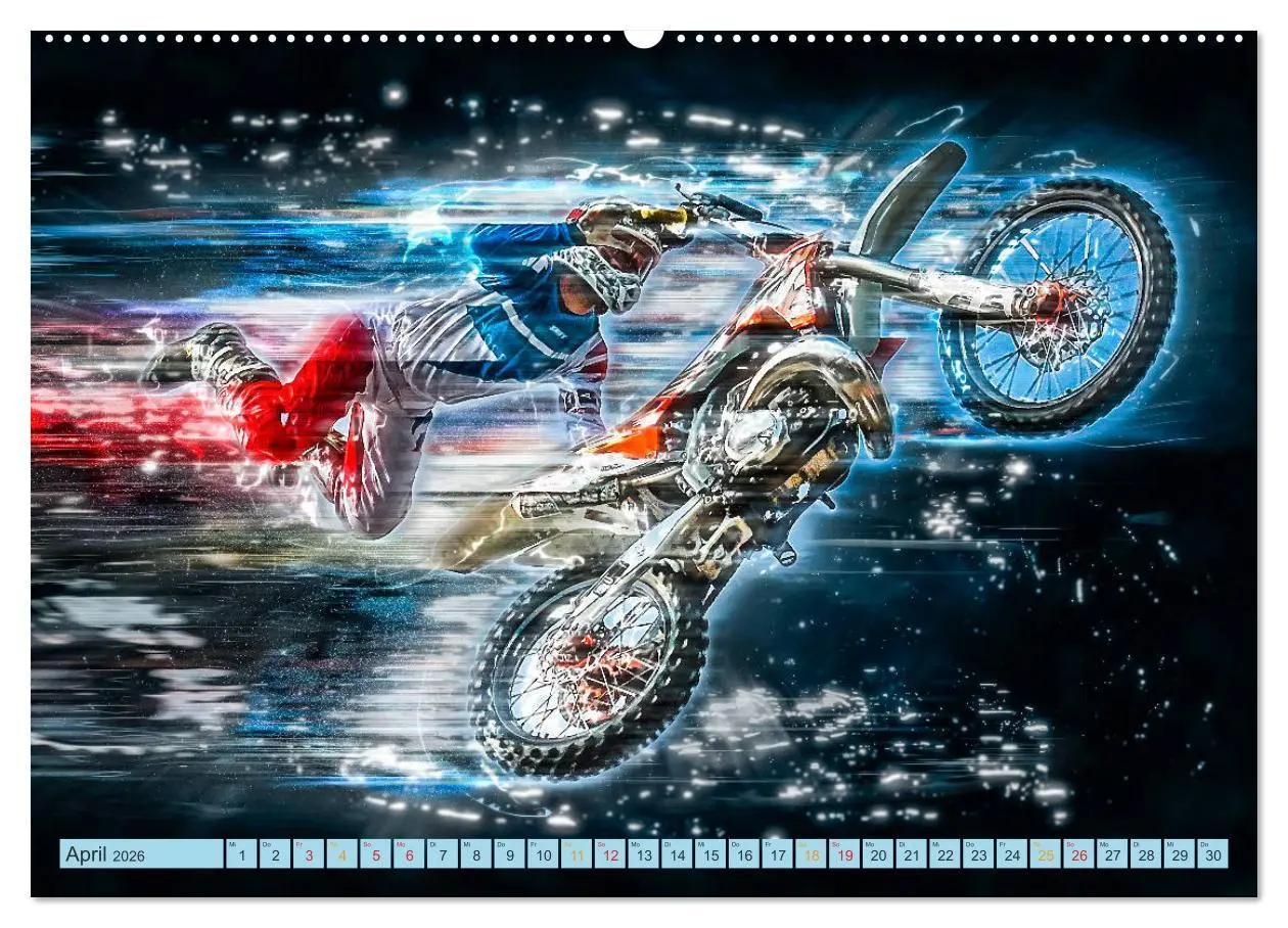 Bild: 9783457754511 | Motocross - extrem cool (hochwertiger Premium Wandkalender 2026 DIN...
