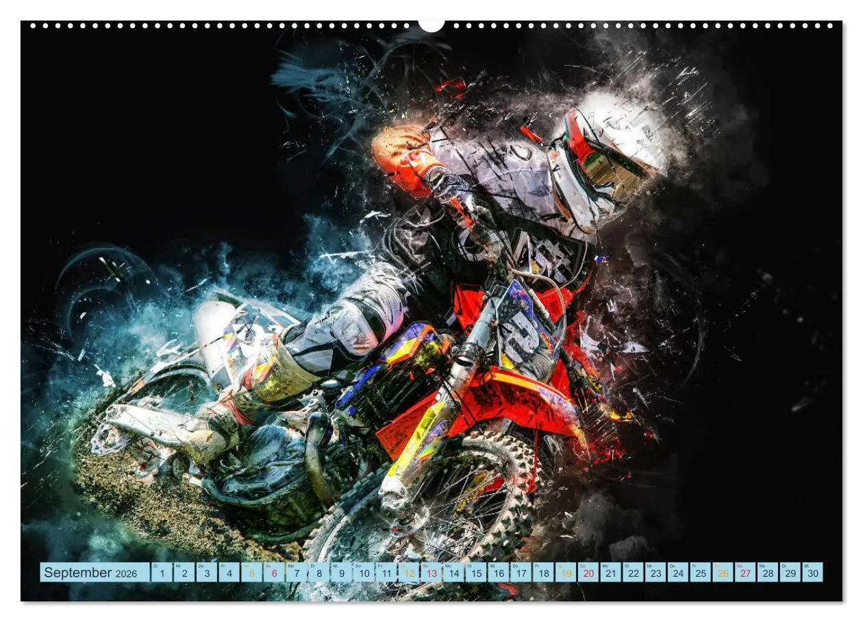 Bild: 9783457754511 | Motocross - extrem cool (hochwertiger Premium Wandkalender 2026 DIN...